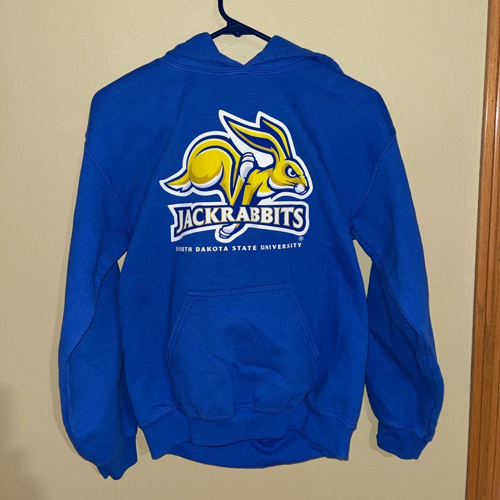 Vibrant royal blue SDSU hoodie
